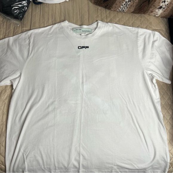 Off-White Short Sleeve Tee White Casual Shirt